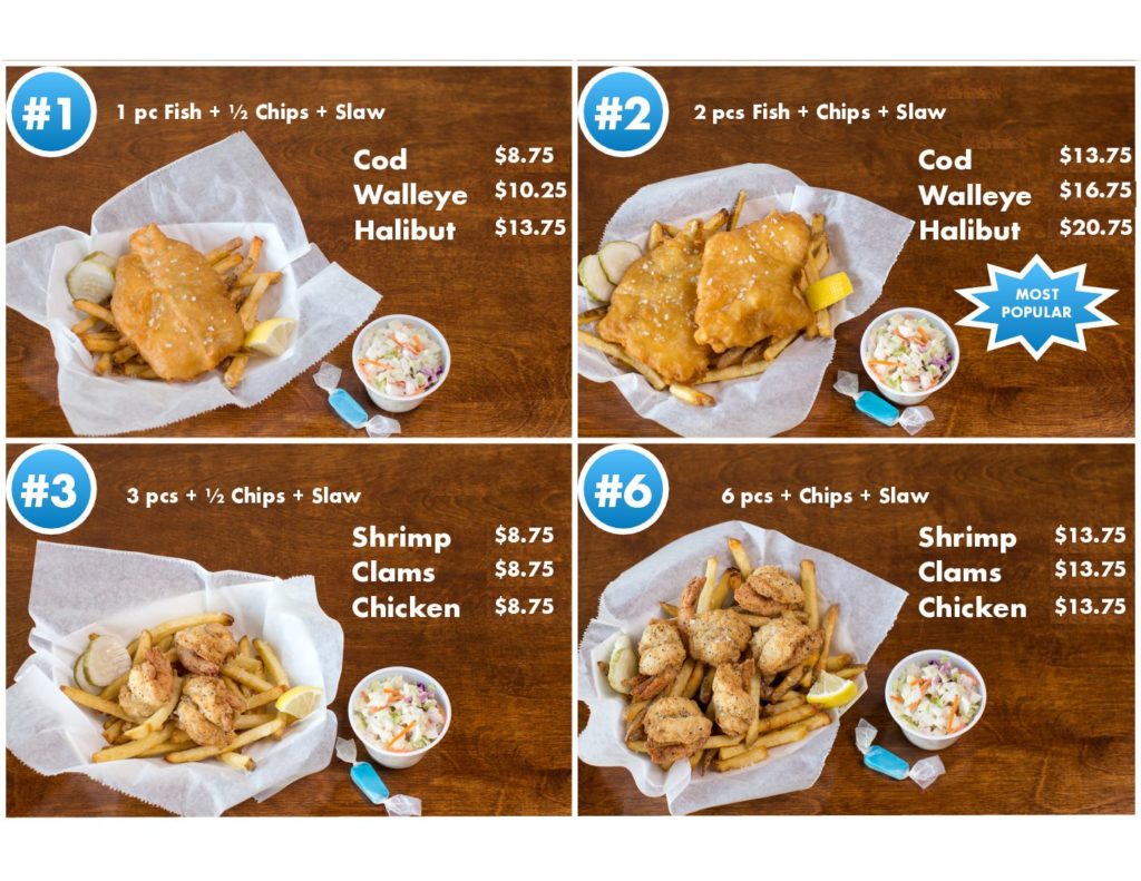 Our Menu Mac's Fish • Chips • Strips Fresh Fried Fish • Chips • Strips